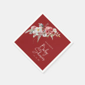 クリスマスベビーシャワー スタンダードカクテルナプキン (角)