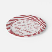 クリスマスベビーシャワー ペーパープレート (アングル)