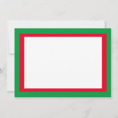 クリスマスベビーシャワー 招待状 (裏面)