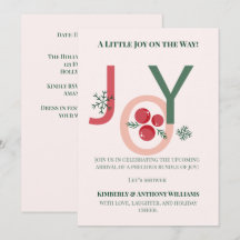 クリスマスベビーシャワー A Little Joy On The Way