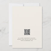 クリスマスベビーシャワー We Can Bearly Wait QR 招待状 (裏面)