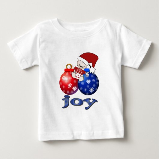 クリスマスベビージョイTシャツ&ギフト ベビーTシャツ (正面)