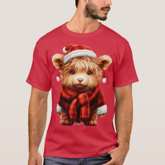 クリスマスベビーハイランドカウズ4 Tシャツ