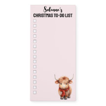 クリスマスベビーハイランド牛To-Doリスト