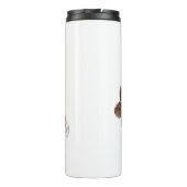 クリスマスベビーハットサーマルタンブラーのかわいいフクロウ タンブラー (裏面)