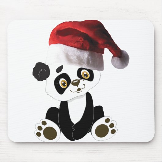 クリスマスベビーパンダ熊 マウスパッド (正面)
