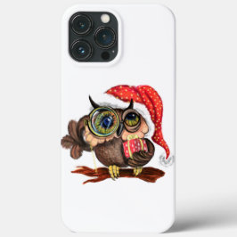 クリスマスベビーフクロウとギフト iPhone 13 PRO MAXケース