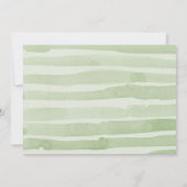 クリスマスベビーベビーシャワー外は寒い 招待状 (裏面)