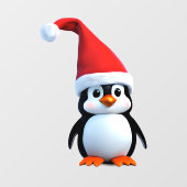 クリスマスベビーペンギン ウィンドウサイン (シート)