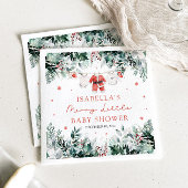 クリスマスベビーメリー衣小児シャワー スタンダードカクテルナプキン