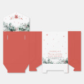 クリスマスベビーメリー衣小児シャワー フェイバーボックス (見開き)