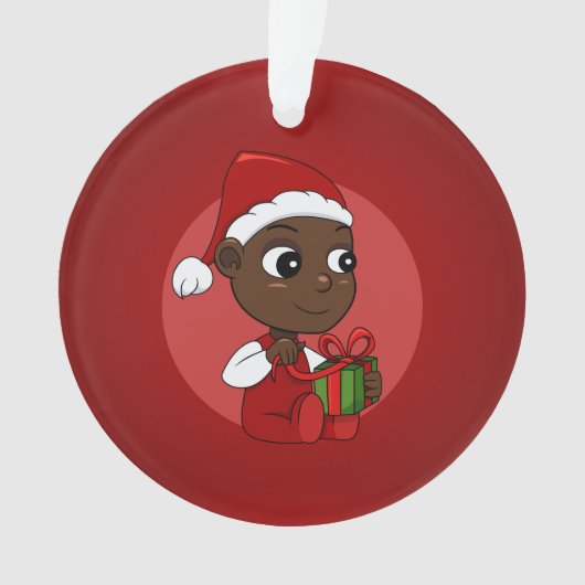 クリスマスベビー漫画オーナメント オーナメント (正面)