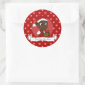 クリスマスベビー漫画クラシックラウンドステッカー ラウンドシール (バッグ)