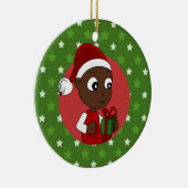 クリスマスベビー漫画 セラミックオーナメント (右)