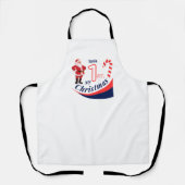 クリスマスベビー「My 1st Christmas」 エプロン (正面)