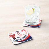 クリスマスベビー「My 1st Christmas」 コースター (右側)