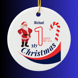 クリスマスベビー「My 1st Christmas」 セラミックオーナメント