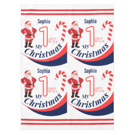クリスマスベビー「My 1st Christmas」 テーブルクロス