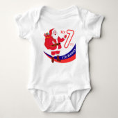 クリスマスベビー「My 1st Christmas」 ベビーボディスーツ (正面)