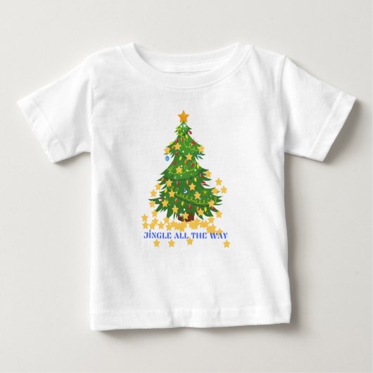 クリスマスベビーTシャツ ベビーTシャツ (正面)