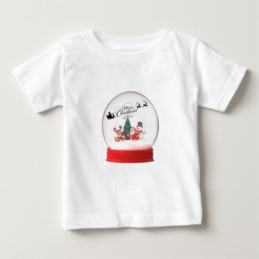 クリスマスベビーTシャツ ベビーTシャツ (正面)