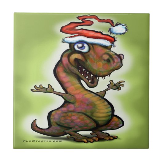 クリスマスベビーTレックス タイル (正面)