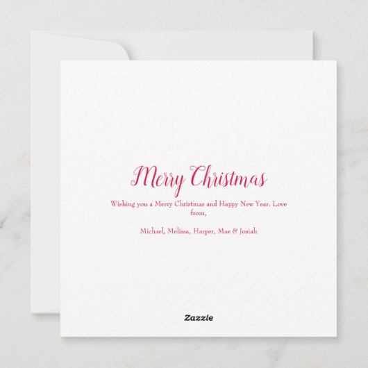 クリスマスベリーのクリスマスカード シーズンカード (裏面)