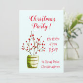 クリスマスベリーエレガントクリスマスパーティー 招待状 (スタンド正面)