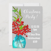 クリスマスベリーエレガントクリスマスパーティー 招待状 (正面)