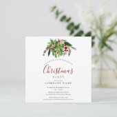 クリスマスベリーズビジネスオフィスホリデーパーティー 招待状 (スタンド正面)