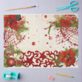 クリスマスベリーデザインシリーズ8 薄葉紙 (クラフト)