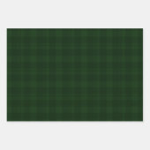 クリスマスベリー盛り合わせタータンチェック ラッピングペーパーシート (正面3)