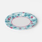 クリスマスベリー紙プレート ペーパープレート (アングル)