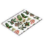 クリスマスベリー葉ホリーズ。クリスマスベリー ノートブック (左側)