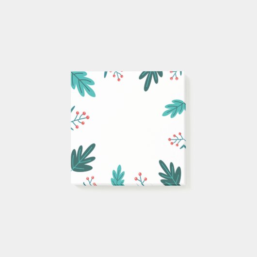 クリスマスベリー離れと ポストイット (正面)