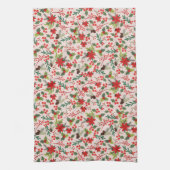 クリスマスベリー キッチンタオル (縦)