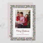 クリスマスベリー シーズンカード (正面/裏面)