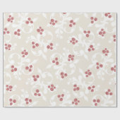 クリスマスベリー ラッピングペーパー (フラット)