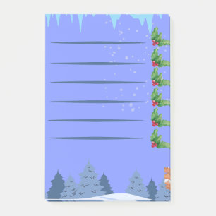 クリスマスベリー - 雪の森ポストイット ポストイット