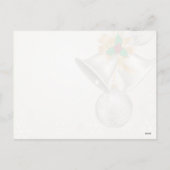 クリスマスベルとオーナメントのはがき シーズンポストカード (裏面)