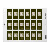 クリスマスベルとオーナメントラベル ラベル (フルシート)