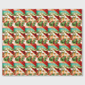 クリスマスベルとチェルーブ ラッピングペーパー (フラット)