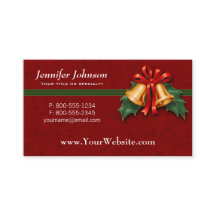 クリスマスベルとホリー葉ズ赤色