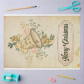 クリスマスベルのご挨拶メリークリスマス 薄葉紙 (クラフト)