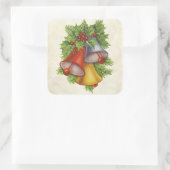 クリスマスベルのシール スクエアシール (バッグ)