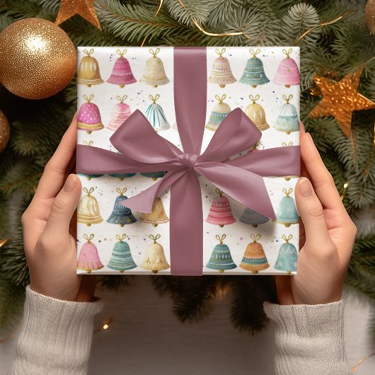 クリスマスベルのラッピングペーパー ラッピングペーパー