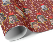 クリスマスベルオーナメント6写真D-Red ラッピングペーパー (ロールコーナー)