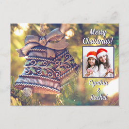 クリスマスベルカスタムズの写真と文字はがき ポストカード