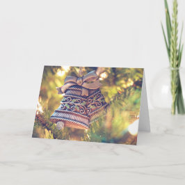 クリスマスベルカスタム文字グリーティングカード シーズンカード