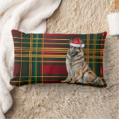 クリスマスベルギーテルヴューヌドグホリディプレイド ランバークッション (ブランケット)